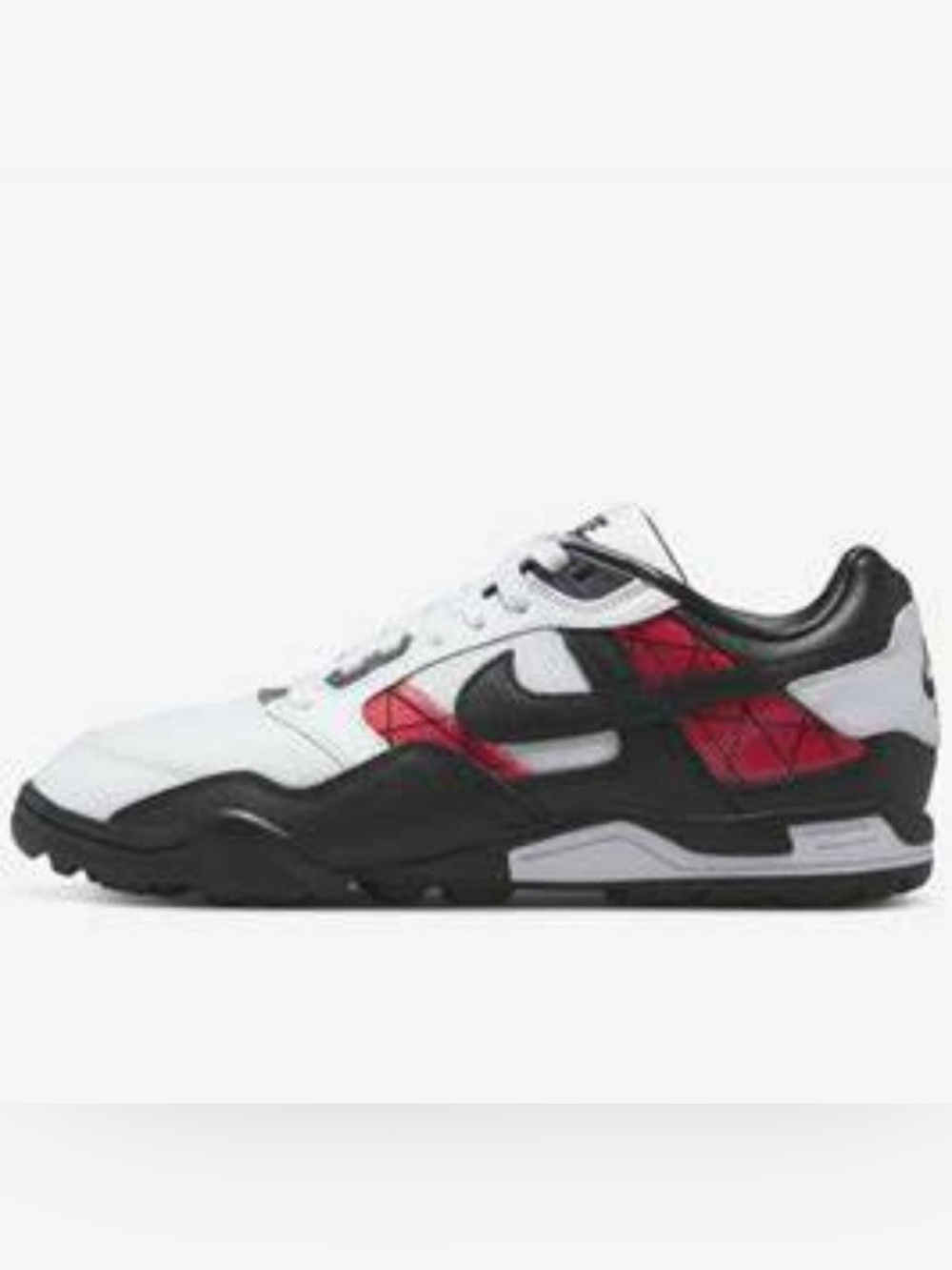 NIKE AIR BO TURF Running Shoes Sneakers Mens 9.5 DO17 91-106 White Black Red